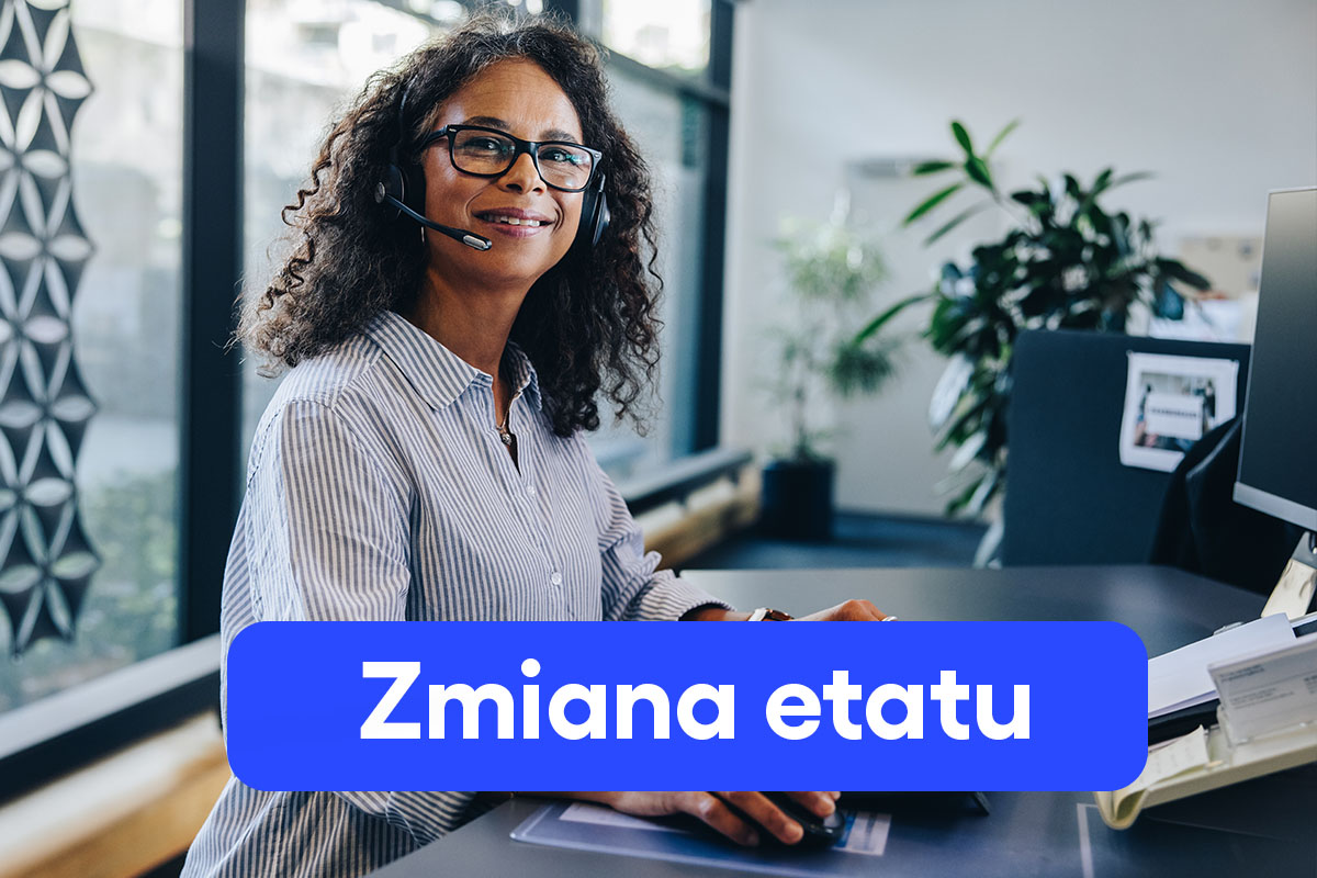 zmiana etatu