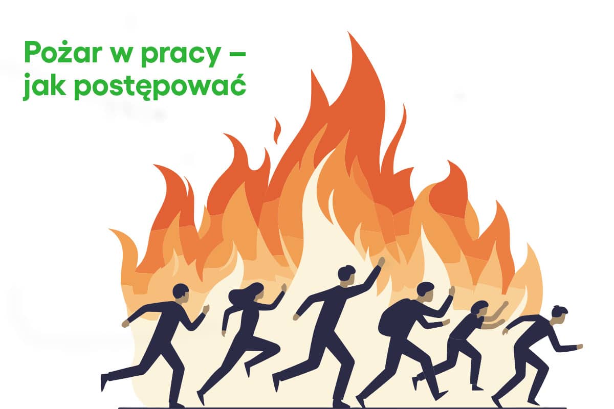 pożar w firmie