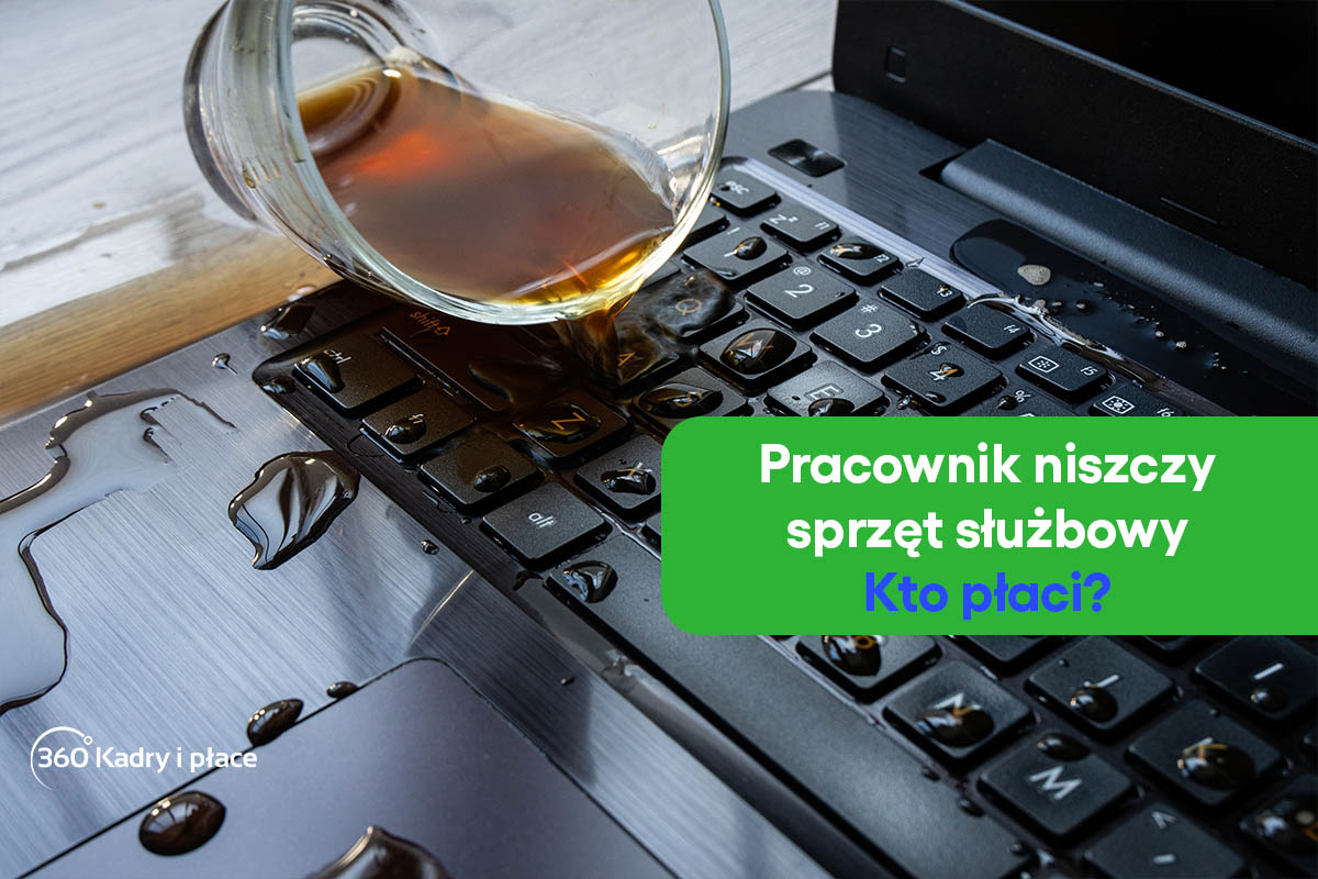 pracownik niszczy sprzęt służbowy - kto płaci?